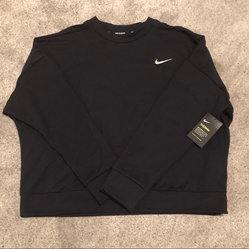 Black Nike Running Sweatshirt NWT